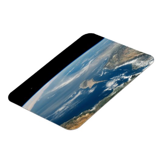 stof boven het middellandse-zeegebied en het Zee c Magneet (Linkerzijde)