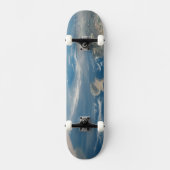 stof boven het middellandse-zeegebied en het Zee c Skateboard (Voorkant)