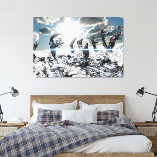 Stof & Design Canvas Afdruk (Insitu (Slaapkamer))