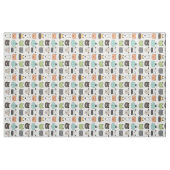 Stof - diergezichten geroteerd (Fat Quarter)