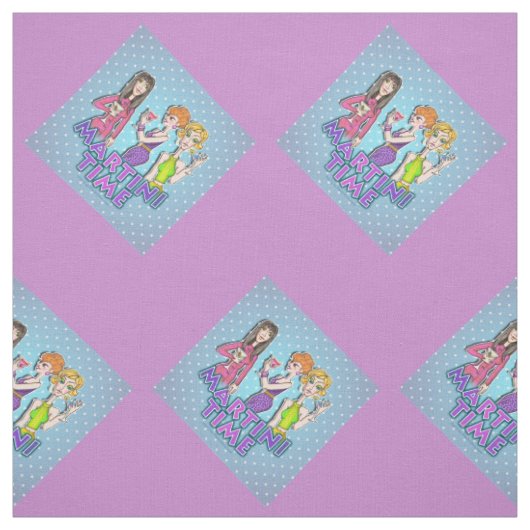 STOF - DRIE MARTINI DIVAS Martini Tijd! (Swatch)