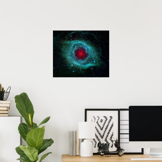 Stof en de Helix Nebula Poster (Thuiskantoor)