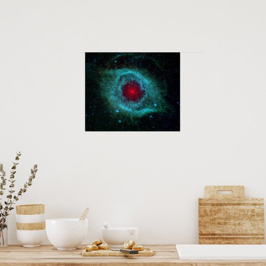 Stof en de Helix Nebula Poster (Keuken)