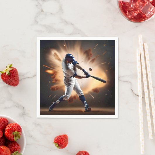 Stof en glorie: honkbal de thuisrun servet (Insitu)