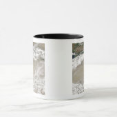 Stof en wolken over de Taklimakan Des Mok (Midden)