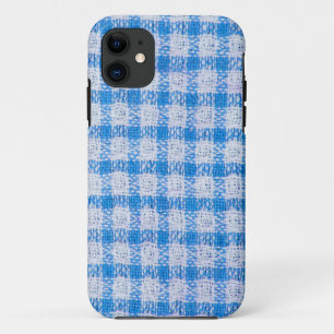 Stof geruit patroon iPhone 11 hoesje