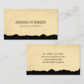 Stof in nood visitekaartje (Voorkant / Achterkant)