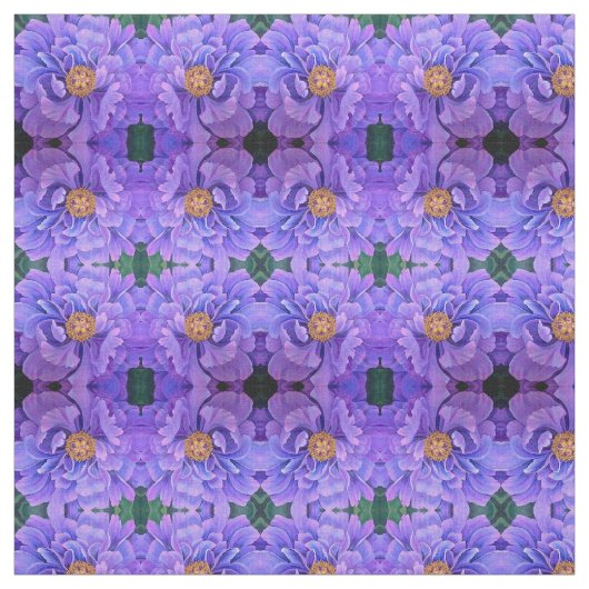 Stof - Lavendel Pioen (Swatch)