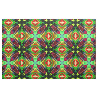 Stof met Kaleidoscoop ontwerp in meerdere kleuren