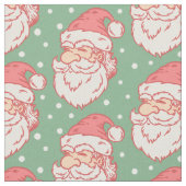 Stof met retro patroon van  Sinterklaas (Close Up)