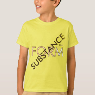 "Stof over vorm" T-shirt