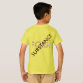 "Stof over vorm" T-shirt (Achterkant volledig)