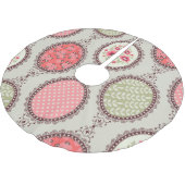 stof: Patchwork naadloos ontwerp. Kerstboom Rok (Gekanteld)