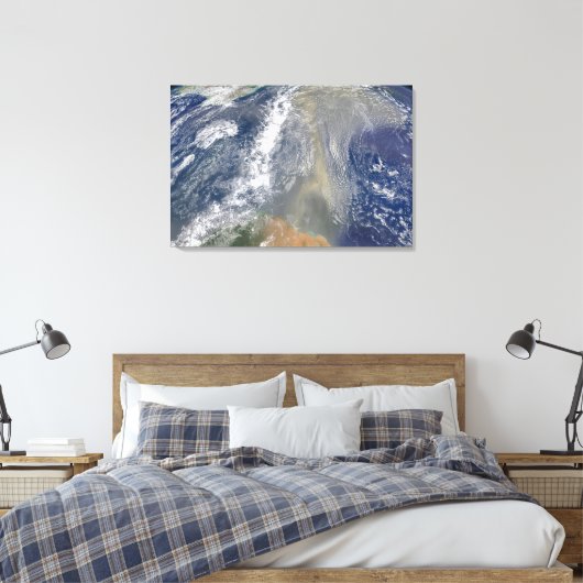 Stof richting Zuid-Amerika Canvas Afdruk (Insitu (Slaapkamer))