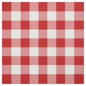 Stof rode en witte gingham (Swatch)