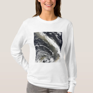 Stof storm dat over het Tasman-Zee waait T-shirt