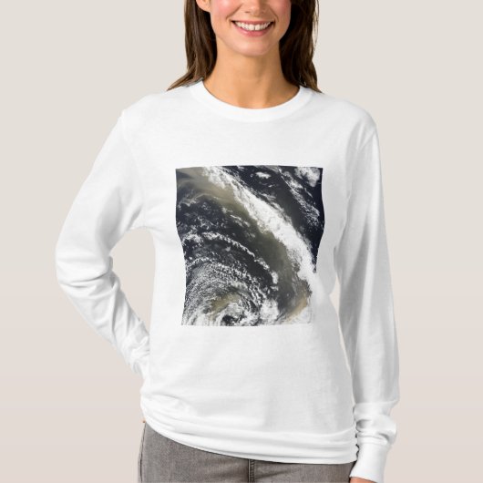 Stof storm dat over het Tasman-Zee waait T-shirt (Voorkant)