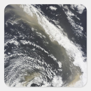 Stof storm dat over het Tasman-Zee waait Vierkante Sticker