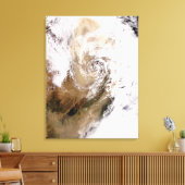 Stof storm in Noord-China Canvas Afdruk (Insitu (Woonkamer))