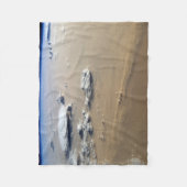 Stof Storm over de Zeeen van de Sahara. Fleece Deken (Voorkant)