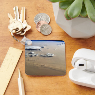 Stof Storm over de Zeeen van de Sahara. Sleutelhanger