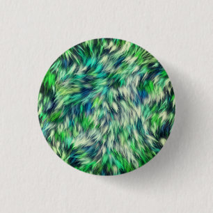 Stof Textuur Groen Bont Design-68745 Ronde Button 3,2 Cm