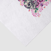 Stof van de huid, roze van het skelet waterverf, H Tissuepapier (Detail)