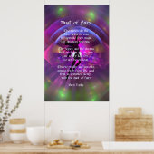 Stof van het Poster van de familie Fairy (Keuken)