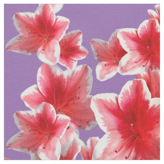 Stof van roze bloemen (Close Up)