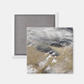 Stofbalg voor de kust van Libië Magneet (Voorkant / Achterkant)