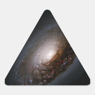 Stofband rond de Nucleus van het Black Eye Gala Driehoek Sticker