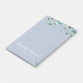 Stofblauw Eucalyptus Groen TROUWEN Planning Post-it® Notes (Schuin)