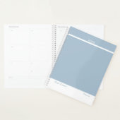 Stofblauw Modern Lay-out Groot Planner (Display)