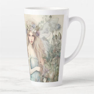 Stofblauwe Fee (past bij dagboek) Latte Mok