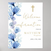 Stofbloem Bevestiging Welkomstbord Poster (Voorkant)
