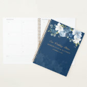 Stofbloem Blauw Bloemstuk Huwelijk Planner (Display)