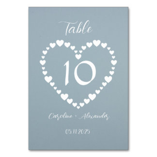 Stofbloem Blauw Eenvoudig Bloemrijk Schrift Minima Kaart