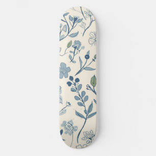 Stofbloem Blauw Wildernis Bloemenweide Botanisch P Skateboard