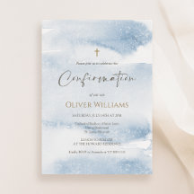 Stofbloem Blauwe Aquarel Jongens Bevestigingsuitno