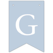 Stofbloem Blauwe Witte Kruis Jongens Doop Vlaggenl Vlaggetjes (Eerste vlag)