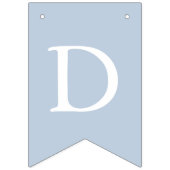 Stofbloem Blauwe Witte Kruis Jongens Doop Vlaggenl Vlaggetjes (Derde vlag)