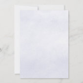 Stofbloem Bruidsboeket Bruiloft Kaart (Achterkant)