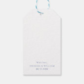 Stofbloem "Dank je" Cadeaulabel (Achterkant)