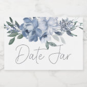 Stofbloem Date Night Pot Voedselcontainer Etiket (Enkel label)