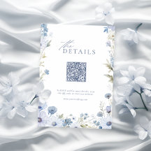 Stofbloem Elegante Wilde Bloem QR-code details