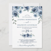 Stofbruin Blauwe Leisteen Bloemrijke Botanische Ch Kaart (Voorkant)