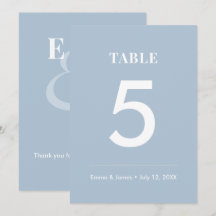 Stofbruine Ampersand Bruiloft | Modern Tabelnummer