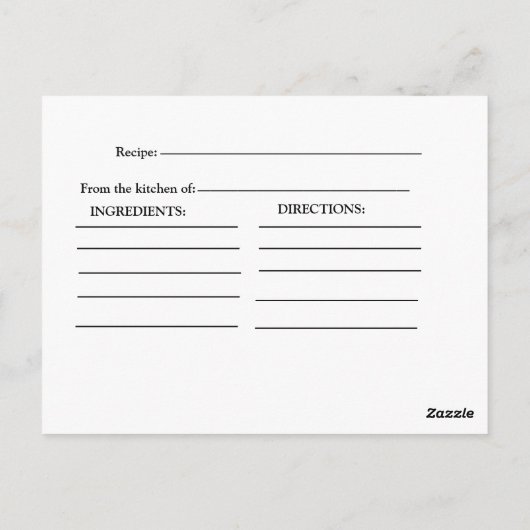 Stofbruine Eucalyptus Bruidsdouche Recept Briefkaart (Achterkant)