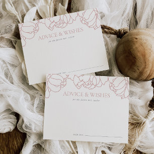 Stoffelijk Roos Pioen Tuin Vrijgezellenfeest Advie Briefkaart