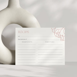 Stoffelijk Roos Pioen Tuin Vrijgezellenfeest Recep Briefkaart